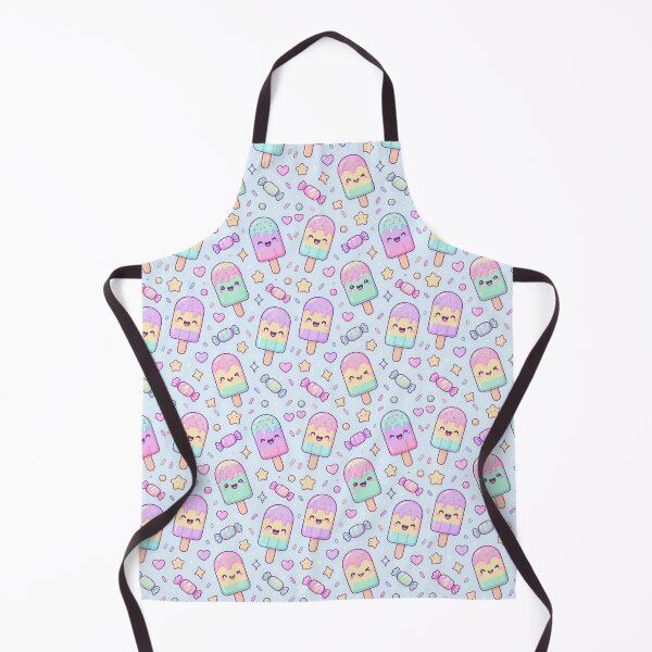 Item preview, Kawaii Rainbow Popsicle Pastel Candy Pattern designed and sold by Soft Berry Studio.