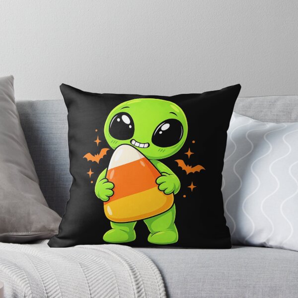 Item preview, Cute Alien Holding Candy Corn designed and sold by SignumShop.
