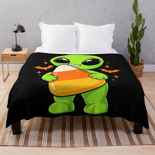 Item preview, Cute Alien Holding Candy Corn designed and sold by SignumShop.