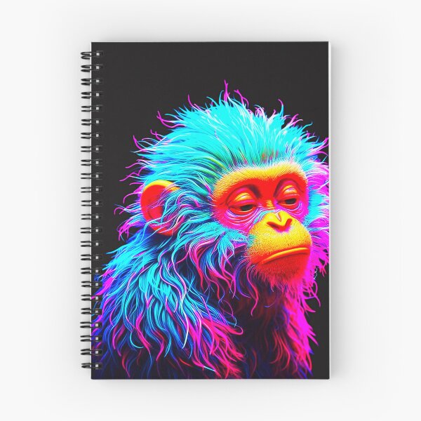 Item preview, Neon Synth-Ape - Volumetric Cyber Primate  designed and sold by A E S T H E T A T A G.