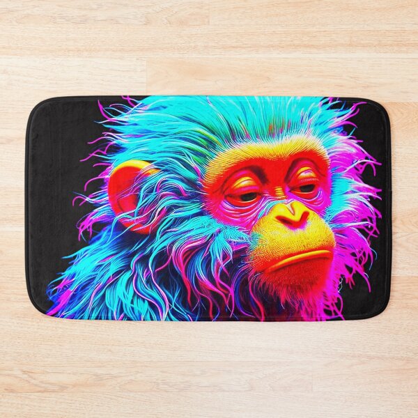 Item preview, Neon Synth-Ape - Volumetric Cyber Primate  designed and sold by A E S T H E T A T A G.