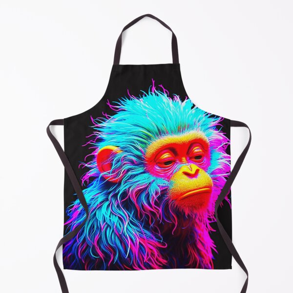 Item preview, Neon Synth-Ape - Volumetric Cyber Primate designed and sold by A E S T H E T A T A G.