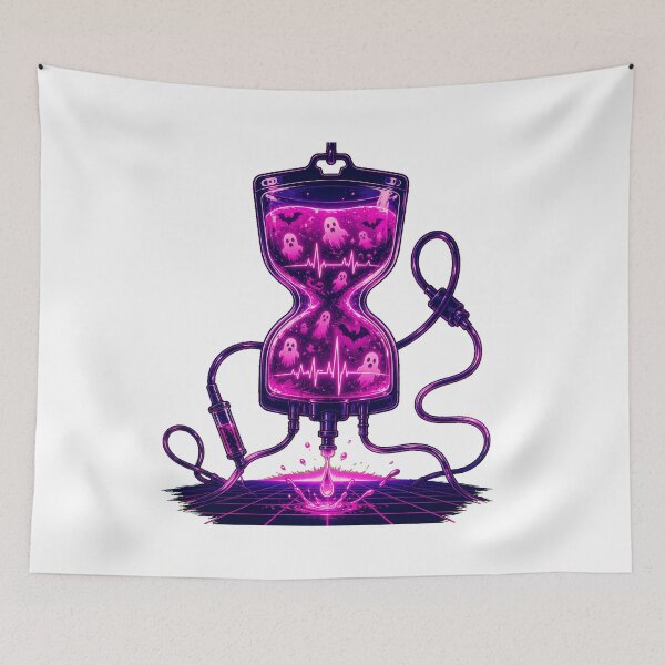 Item preview, Pastel Goth Nurse Spooky Halloween Medical Life designed and sold by chattsuede.