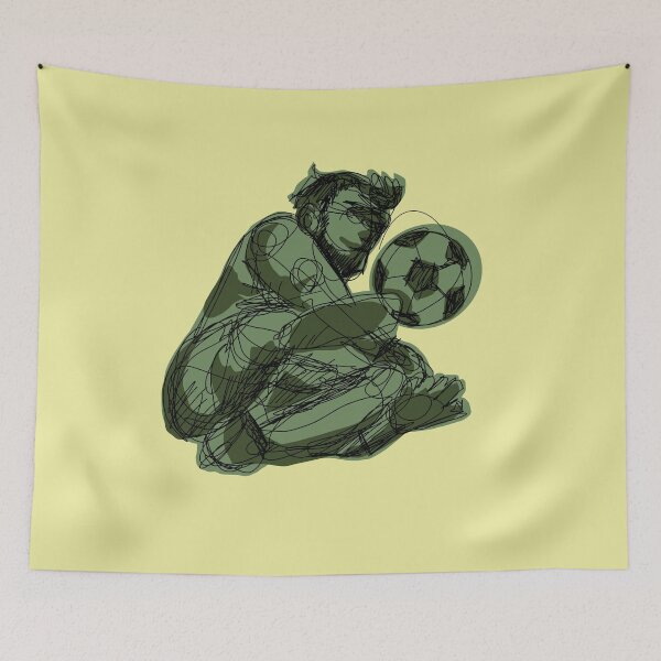 Item preview, All About Soccer With yellow background  designed and sold by missmann.