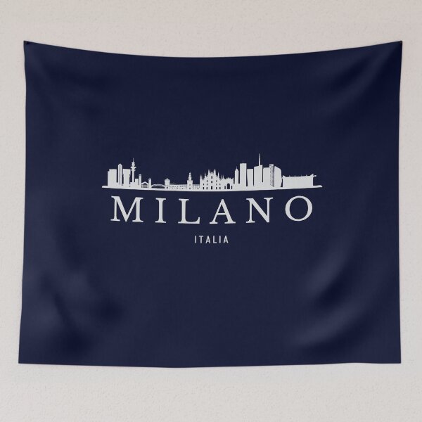 Item preview, Milan skyline, Milan, Italy designed and sold by Dressyourflag.