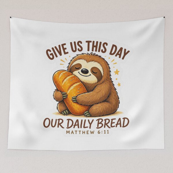 Item preview, Matthew 6:11 Give Us This Day Our Daily Bread designed and sold by plushism.