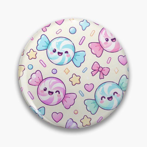 Item preview, Kawaii Swirl Candy Pastel Sweet Pattern designed and sold by Soft Berry Studio.