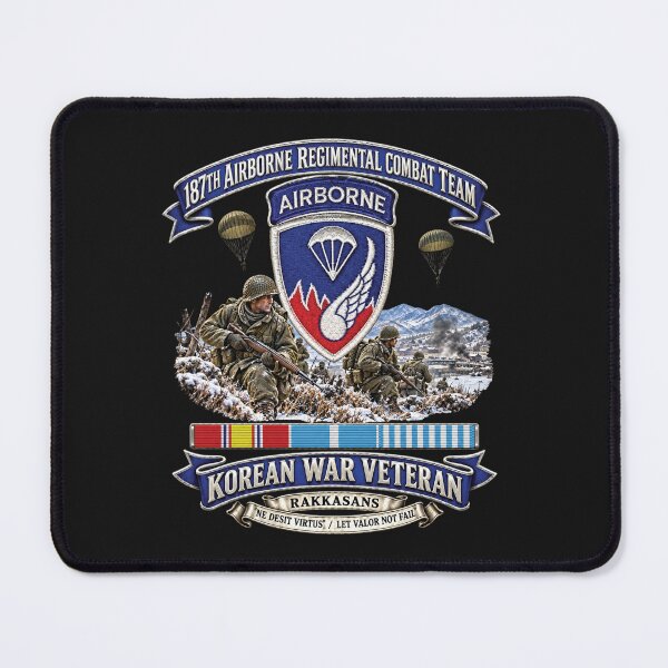 Item preview, 187th Airborne Regimental Combat Team - Korean War w scene - KOREAN SVC - 3D - Enhanced designed and sold by Military Insignia Products.