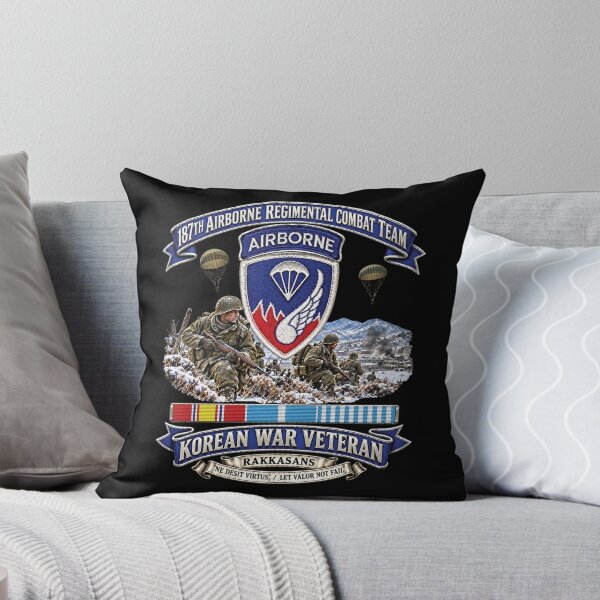 Item preview, 187th Airborne Regimental Combat Team - Korean War w scene - KOREAN SVC - 3D - Enhanced designed and sold by Military Insignia Products.