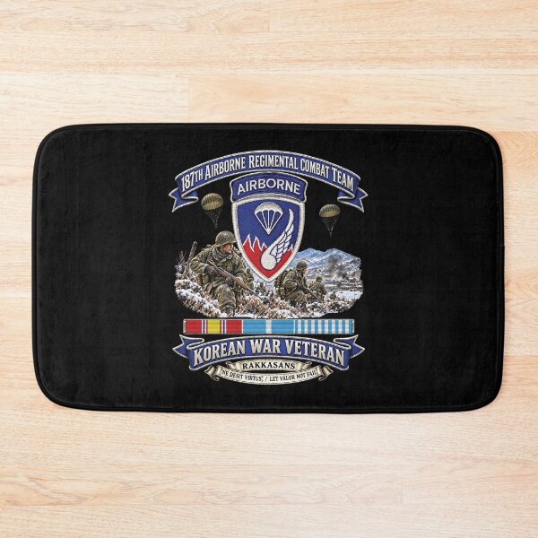 Item preview, 187th Airborne Regimental Combat Team - Korean War w scene - KOREAN SVC - 3D - Enhanced designed and sold by Military Insignia Products.