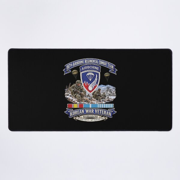 Item preview, 187th Airborne Regimental Combat Team - Korean War w scene - KOREAN SVC - 3D - Enhanced designed and sold by Military Insignia Products.