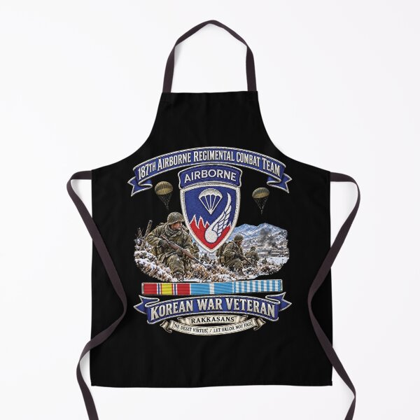 Item preview, 187th Airborne Regimental Combat Team - Korean War w scene - KOREAN SVC - 3D - Enhanced designed and sold by Military Insignia Products.