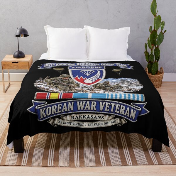 Item preview, 187th Airborne Regimental Combat Team - Korean War w scene - KOREAN SVC - 3D - Enhanced designed and sold by Military Insignia Products.