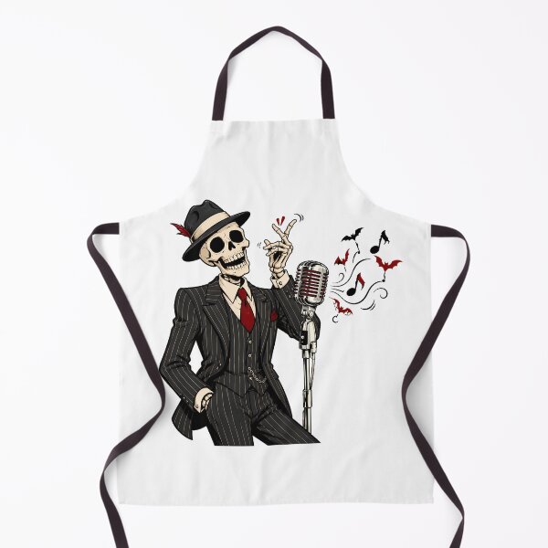 Item preview, Goth Skeleton Jazz Singer Spooky Crooner Suit designed and sold by chattsuede.