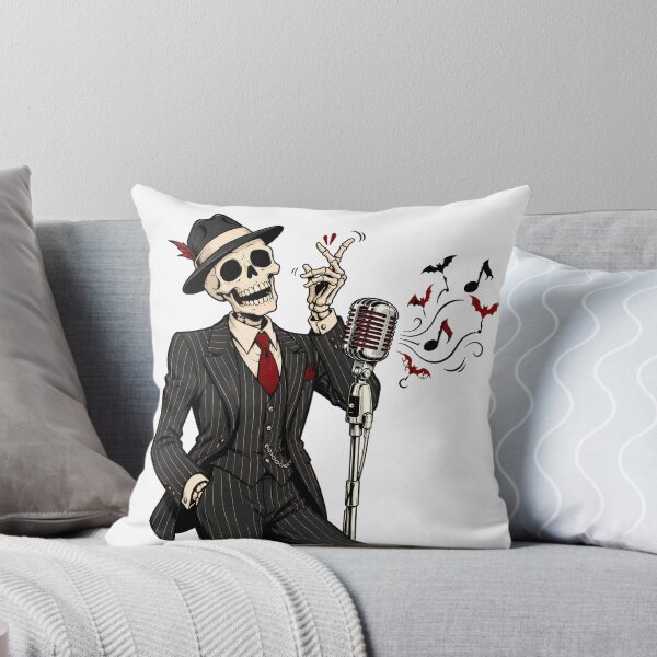 Item preview, Goth Skeleton Jazz Singer Spooky Crooner Suit designed and sold by chattsuede.