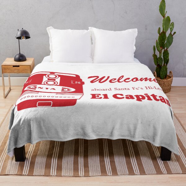 Item preview, Welcome Aboard the El Capitan - Red and White designed and sold by Trains-and-Rail.