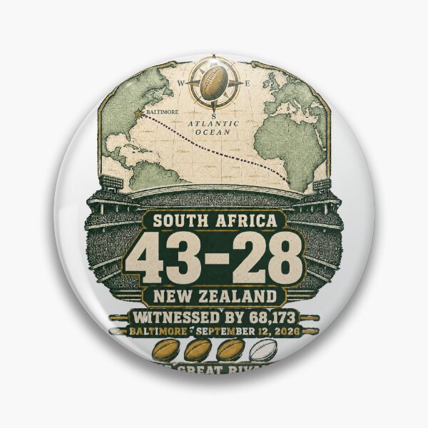 Item preview, Vintage Baltimore Transatlantic Rugby Score 43-28 designed and sold by HippyTees.