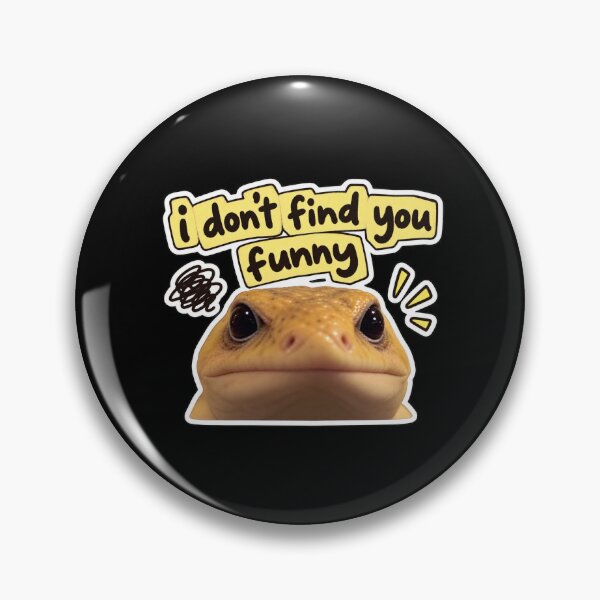 Item preview, I don’t find you funny - grumpy lizard designed and sold by MileAMinBrain.