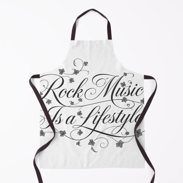 Item preview, Rock Music Is A Lifestyle Elegant Script Typography designed and sold by VisualVerseLab.