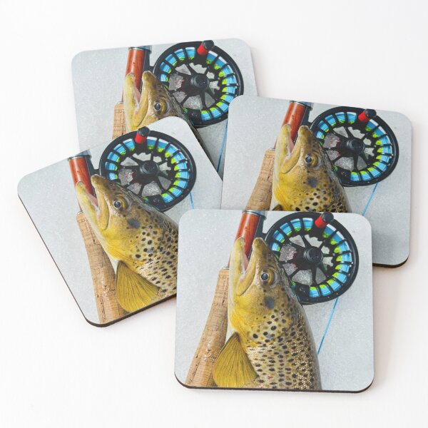 Item preview, Brown Trout and Reel designed and sold by technopenguin.