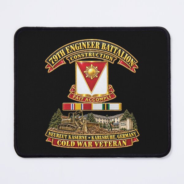 Item preview, 79th Engineer Battalion - Construction - Neureut Kaserne, Karlseuhe, Germany, Cold War SVC - 3D - Enhanced designed and sold by Military Insignia Products.