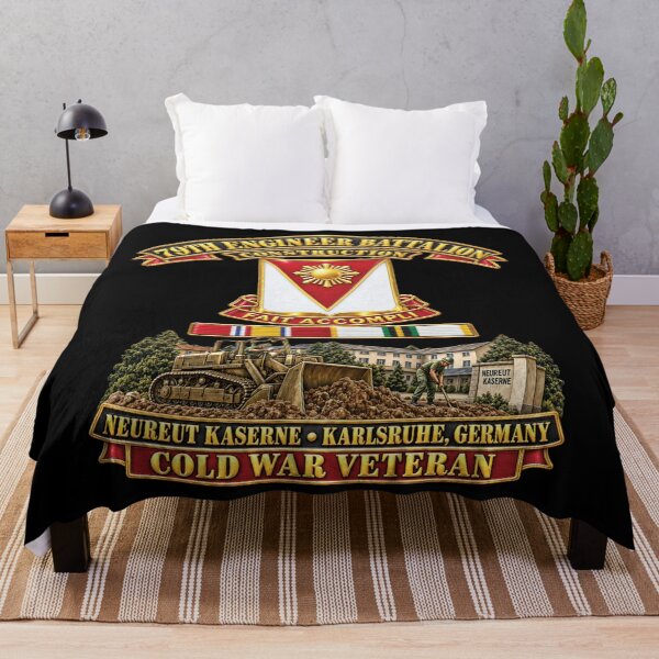 Item preview, 79th Engineer Battalion - Construction - Neureut Kaserne, Karlseuhe, Germany, Cold War SVC - 3D - Enhanced designed and sold by Military Insignia Products.