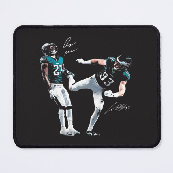 Item preview, Cooper DeJean and Quinyon Mitchell Eagles Football Player Illustration designed and sold by asnami.
