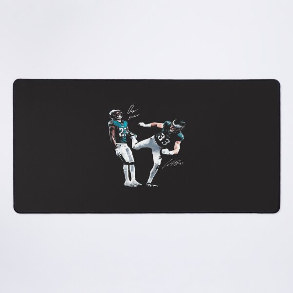 Item preview, Cooper DeJean and Quinyon Mitchell Eagles Football Player Illustration designed and sold by asnami.