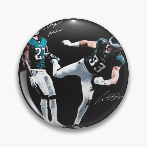 Item preview, Cooper DeJean and Quinyon Mitchell Eagles Football Player Illustration designed and sold by asnami.