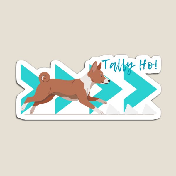 Item preview, Tally Ho Basenji FastCAT Lure Coursing designed and sold by Mop Dog Designs.
