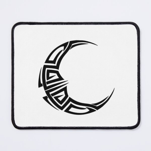 Item preview, Dark Crescent Moon Knight Helmet – Gothic Warrior Symbol designed and sold by aloksahu123.
