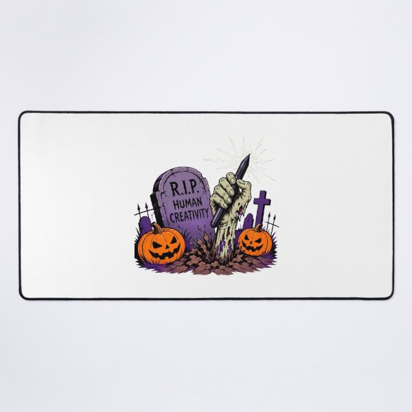 Item preview, RIP Human Creativity Digital Creator Zombie Halloween designed and sold by chattsuede.