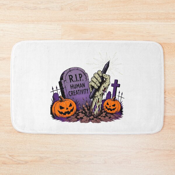 Item preview, RIP Human Creativity Digital Creator Zombie Halloween designed and sold by chattsuede.
