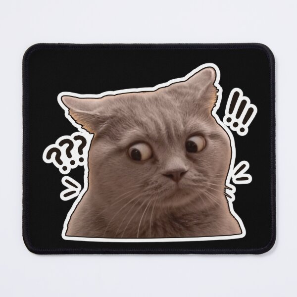 Item preview, Confusion cat designed and sold by MileAMinBrain.