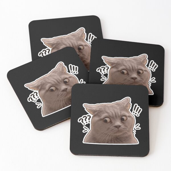Item preview, Confusion cat designed and sold by MileAMinBrain.