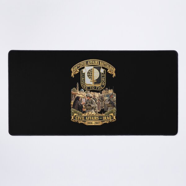 Item preview, 414th Civil Affairs Battalion - DUI - Iraq - 2006 - 2007 - 3D - Enhanced designed and sold by Military Insignia Products.