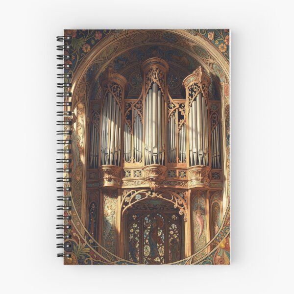 Item preview, Grand Pipe Organ in Art Nouveau Cathedral Frame designed and sold by pinkal.