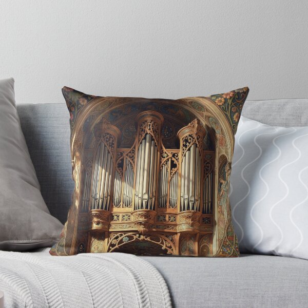 Item preview, Grand Pipe Organ in Art Nouveau Cathedral Frame designed and sold by pinkal.