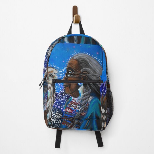 Item preview, Wise Woman and Owl Under Night Sky designed and sold by Rachel Blackwell.