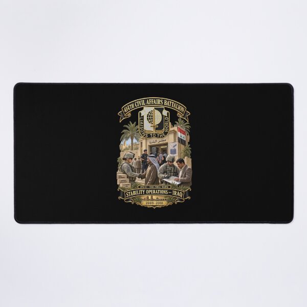 Item preview, 414th Civil Affairs Battalion - DUI - Stability Operations - Iraq - 2009 - 2010 - 3D - Enhanced designed and sold by Military Insignia Products.