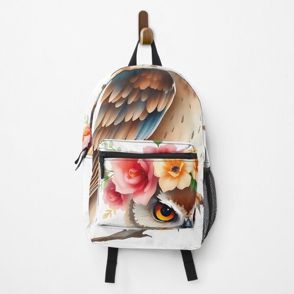 Item preview, Owl With Floral Crown designed and sold by ARTAFACT.