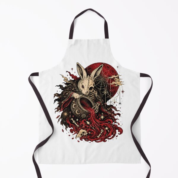 Item preview, Gothic Occult Celestial Rabbit Blood Moon Witchcore designed and sold by chattsuede.