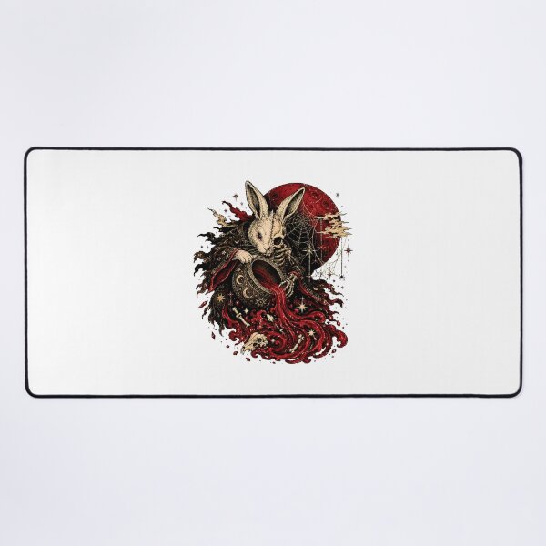Item preview, Gothic Occult Celestial Rabbit Blood Moon Witchcore designed and sold by chattsuede.