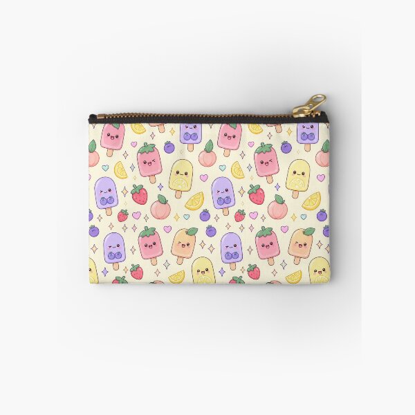 Item preview, Kawaii Fruit Popsicle Pastel Pattern designed and sold by Soft Berry Studio.