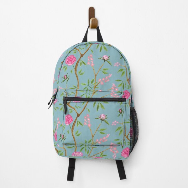 Item preview, Handpainted chinoiserie trailing floral designed and sold by Harmony and Wonderland.