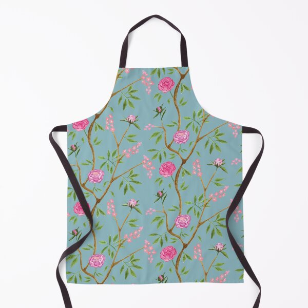 Artikelvorschau, Handbemaltes, chinoiseartiges Rankenblumenmuster entworfen und verkauft von Harmony and Wonderland.