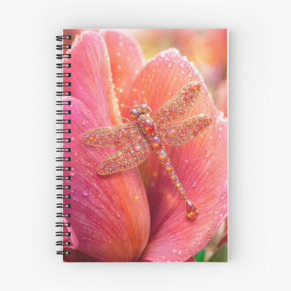 Item preview, Coral tulip and jeweled dragonfly designed and sold by KingsArtworx 2.