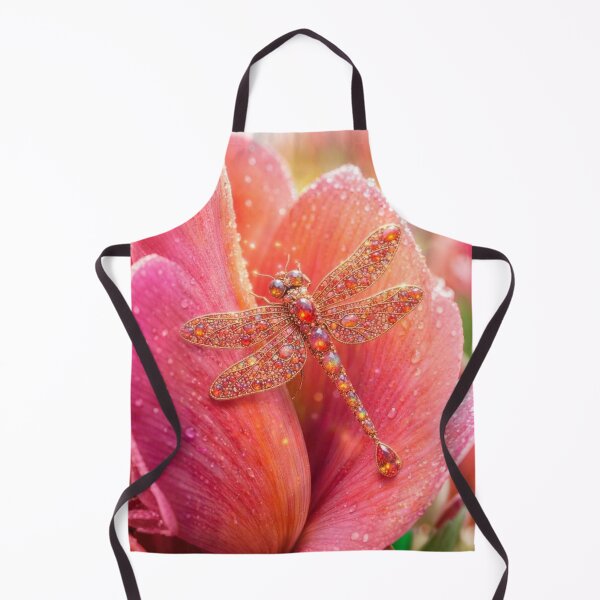 Item preview, Coral tulip and jeweled dragonfly designed and sold by KingsArtworx 2.
