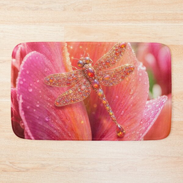 Item preview, Coral tulip and jeweled dragonfly designed and sold by KingsArtworx 2.