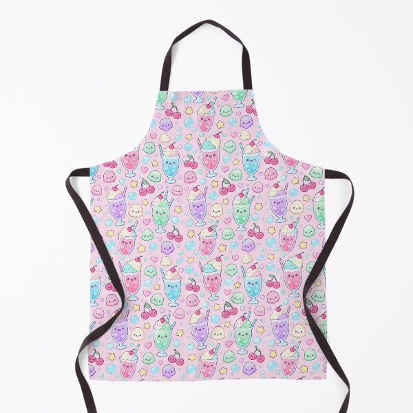 Item preview, Kawaii Ice Cream Float Pastel Pattern designed and sold by Soft Berry Studio.